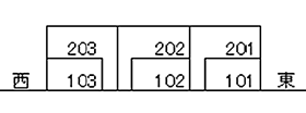 ペルフェット211　Ｂ 103 ｜ 福井県鯖江市吉江町211（賃貸アパート1LDK・1階・50.23㎡） その4