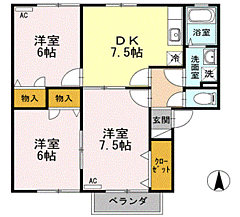 物件の間取り