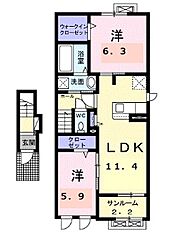 物件の間取り