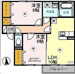 リビングタウン下河端 B 2階