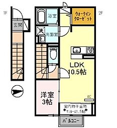 D-ROOM水落町 2階