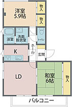 シティコーポ30 301 ｜ 福井県敦賀市津内町1丁目15-12（賃貸マンション2LDK・3階・54.30㎡） その2