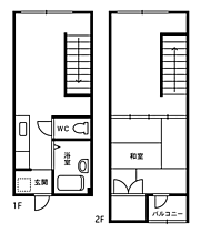 サンハイツ清水 7 ｜ 福井県敦賀市清水町1丁目6-20（賃貸マンション2DK・1階・42.00㎡） その2