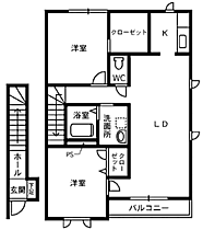 ブランシェ泉 201 ｜ 福井県敦賀市長沢36-1-3（賃貸マンション2LDK・2階・72.43㎡） その2