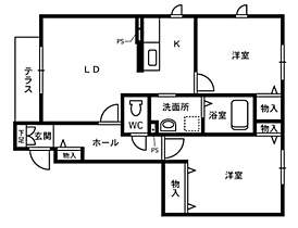 ヴィラーチェ　グランデ 101 ｜ 福井県敦賀市公文名34‐10（賃貸マンション2LDK・1階・59.98㎡） その2