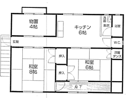 松島町2丁目アパート 2階/2F