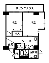 信開ウエラコート津内 2階/Ａ-201