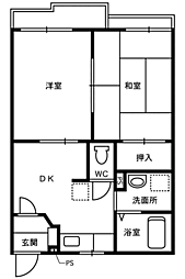 リッチハイム櫛林 2階