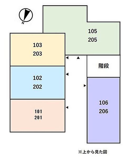 PARABOLICA（パラボリカ） 102｜福井県福井市高木中央1丁目1722番地(賃貸アパート1LDK・1階・30.43㎡)の写真 その3