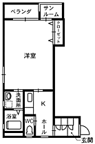 ラ・ブランネージュ 305 ｜ 福井県福井市日之出5丁目15-7（賃貸マンション1K・3階・38.52㎡） その2