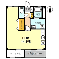 メゾン ルミナス 302 ｜ 福井県福井市経田1丁目1410（賃貸マンション1R・3階・40.47㎡） その2