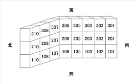 グラン春山 305 ｜ 福井県福井市春山2丁目20番6号（賃貸マンション1K・3階・26.50㎡） その3