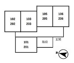 INTEGRAL　GRANDE 102 ｜ 福井県福井市大町清水畑303番1（賃貸アパート1LDK・1階・31.12㎡） その3