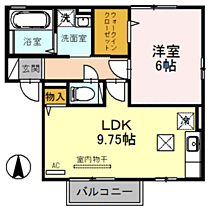 イベール・ドゥ　B棟 105 ｜ 福井県福井市灯明寺3丁目1601（賃貸マンション1LDK・1階・42.14㎡） その2