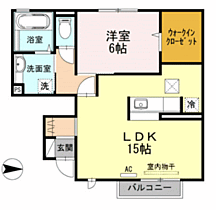 ウエストゥランタン　A棟 106 ｜ 福井県福井市高柳3丁目1419番（賃貸マンション1LDK・1階・52.64㎡） その2