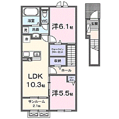 物件の間取り