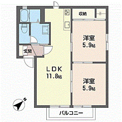 物件の間取り