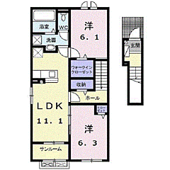 物件の間取り