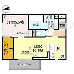 物件の間取り