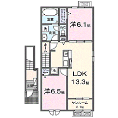 物件の間取り