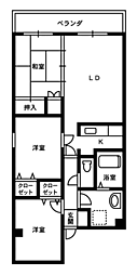ロイヤルシャトー一番館 3LDKの間取図画像
