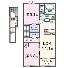 物件の間取り