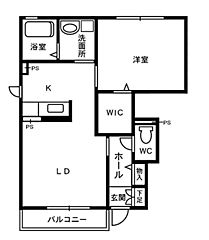 物件の間取り