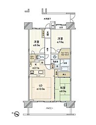 間取図画像 3LDK