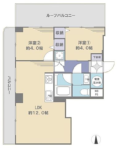 間取り 秀和大山レジデンス 5階/新規内装リフォーム済み