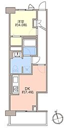 高島平第一コーポ 1DKの間取図画像