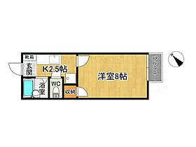 コートヒルズ二日市北 203 ｜ 福岡県筑紫野市二日市北２丁目13-26（賃貸アパート1K・2階・25.00㎡） その2