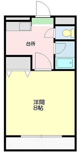 イーストハイム 102号室｜広島県東広島市西条町西条東(賃貸アパート1K・1階・24.84㎡)の写真 その2