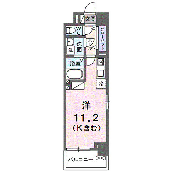 ルチェンテ 101号室｜広島県東広島市西条朝日町(賃貸マンション1R・1階・30.98㎡)の写真 その2