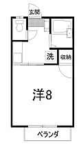 リバーサイド1（ネット無し） 203号室 ｜ 広島県東広島市西条大坪町3-19-1（賃貸アパート1K・2階・23.18㎡） その2