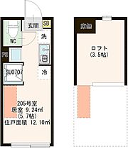 仮）堀船1丁目”Neo”DEKAVAND  ｜ 東京都北区堀船１丁目（賃貸アパート1R・2階・12.10㎡） その2