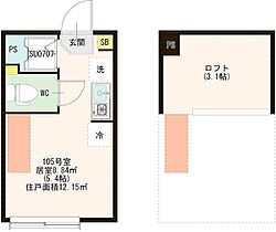 仮）小竹町1丁目（3）”Neo”DEKAVAND  ｜ 東京都練馬区小竹町１丁目（賃貸アパート1R・1階・12.15㎡） その2