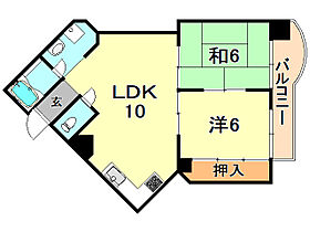 兵庫県神戸市中央区山本通２丁目（賃貸マンション2LDK・5階・50.00㎡） その2