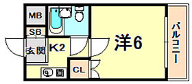 兵庫県神戸市兵庫区松原通３丁目（賃貸マンション1K・3階・20.46㎡） その2