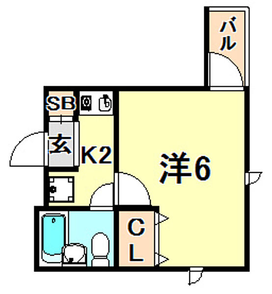 兵庫県神戸市長田区大塚町４丁目(賃貸マンション1K・2階・19.42㎡)の写真 その2