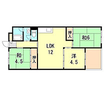 兵庫県神戸市兵庫区菊水町１０丁目（賃貸マンション2LDK・4階・61.32㎡） その2