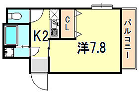 兵庫県神戸市長田区大丸町１丁目（賃貸マンション1K・2階・23.70㎡） その2