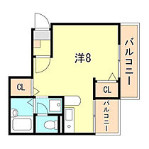 兵庫県神戸市須磨区友が丘７丁目（賃貸マンション1K・4階・26.00㎡） その2