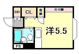 兵庫県神戸市中央区中山手通１丁目（賃貸マンション1R・2階・19.25㎡） その2