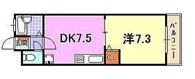 兵庫県神戸市中央区中山手通３丁目（賃貸マンション1DK・2階・35.00㎡） その2