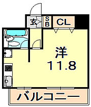 兵庫県神戸市中央区下山手通８丁目（賃貸マンション1R・8階・28.02㎡） その2