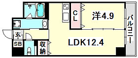 兵庫県神戸市中央区布引町１丁目（賃貸マンション1LDK・2階・43.53㎡） その2