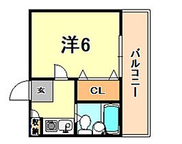 兵庫県神戸市長田区宮川町２丁目（賃貸アパート1K・2階・18.00㎡） その2