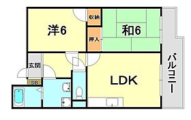 兵庫県神戸市兵庫区中道通３丁目（賃貸マンション2LDK・2階・51.72㎡） その2