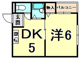 兵庫県神戸市中央区中山手通２丁目（賃貸マンション1DK・2階・29.00㎡） その2