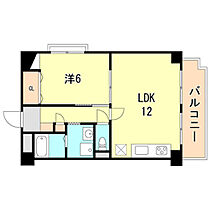 兵庫県神戸市中央区生田町１丁目（賃貸マンション1LDK・3階・43.74㎡） その2